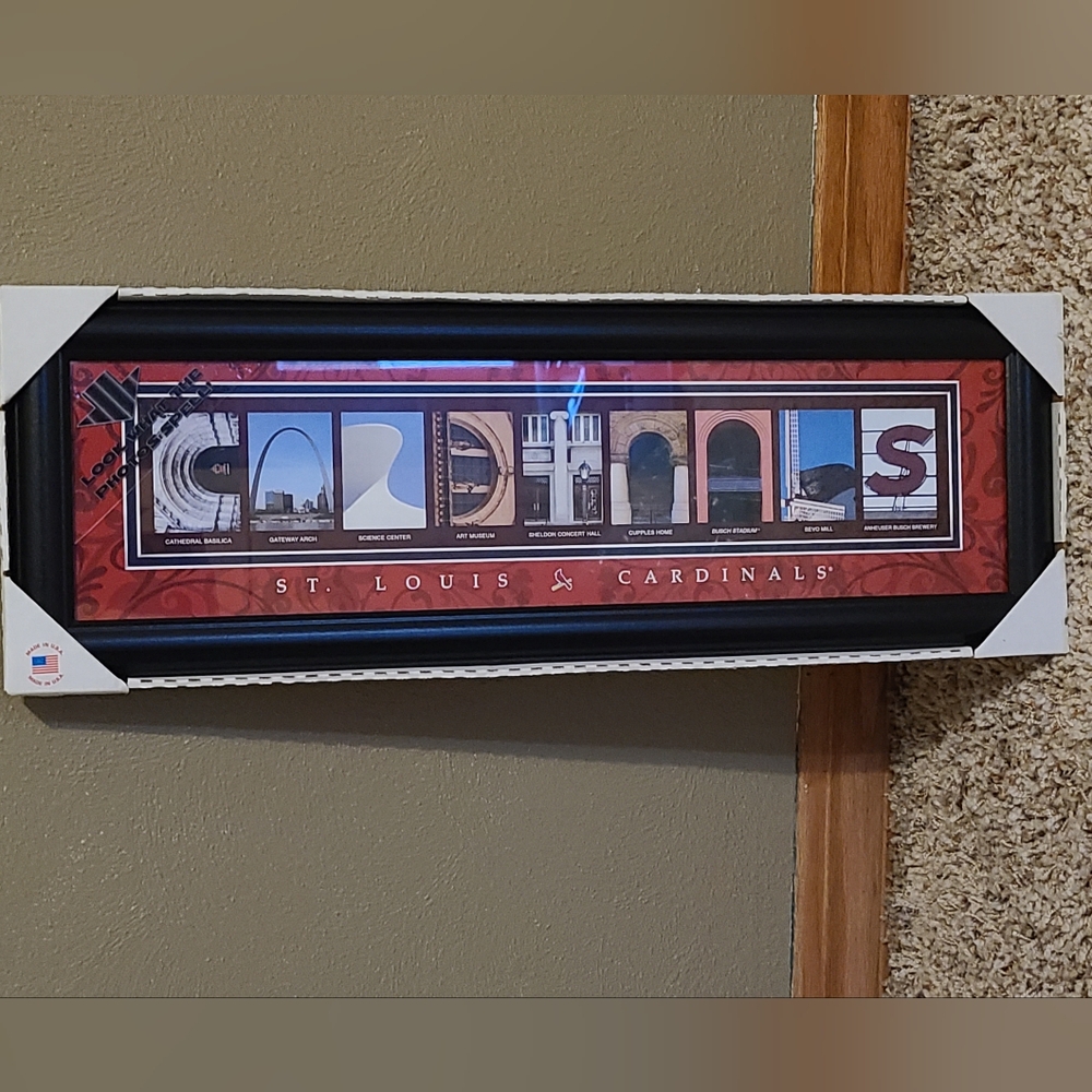St. Louis Cardinals Architecture Framed Prints - Brand New!! LIMITED EDITION!! - Picture 1 of 11